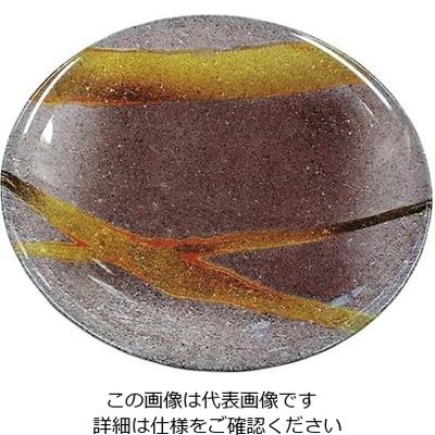 ニシキ プラ容器 高台皿(5枚入)尺4 釉 61-6842-91 1組(5枚)（直送品）