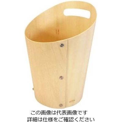 ラ・ルース 木製 ダストボックス S ナチュラル 105640 61-6850-75 1個（直送品）