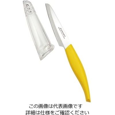サンクラフト 鞘付フルーツナイフ (イエロー) FC-101 1個 61-7352-62（直送品）