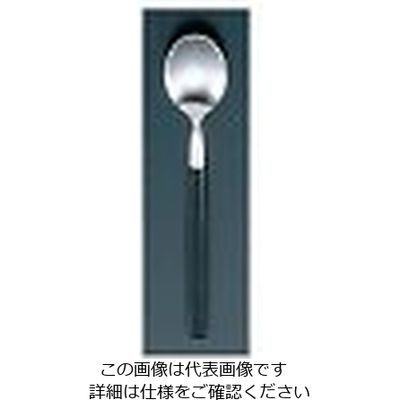 江部松商事 18ー8 エデン ティースプーン 黒 61-7622-77 1個（直送品）