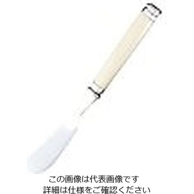 アズワン 18-8 ルーブル バターナイフ アイボリー 1個 61-7629-32（直送品）