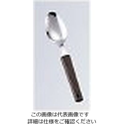 ワダコーポレーション 18ー8 味道楽 デザートスプーン ブラウン 61-7629-95 1個（直送品）