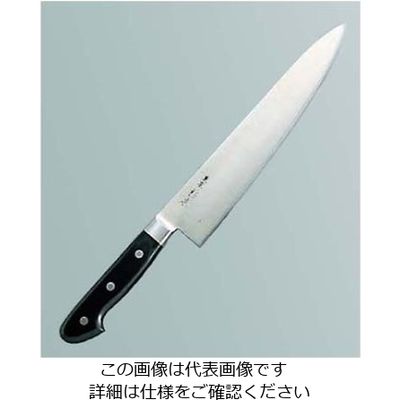 杉本刃物 杉本 ツバ付最上品(A)洋庖丁(日本鋼)牛刀 33cm 61-7871-02 1個（直送品）