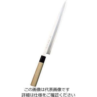 實光 堺實光 上作(白鋼ニ号)刺身包丁(柳刃)33cm 17555 61-7874-32 1個（直送品）