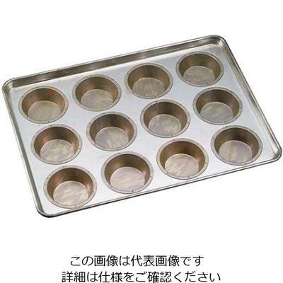 千代田金属工業 シリコン加工 マルメット型 天板（12ケ取） 1個 61-7930-67（直送品）