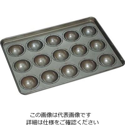 千代田金属工業 シリコン加工 丸わん高型 天板 8cm（15ヶ取） 1個 61-7930-84（直送品）