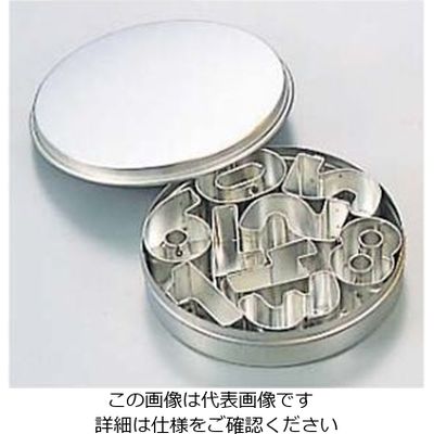 アズワン マトファー 数字セット 抜型 834306 61-7932-09 1個（直送品）