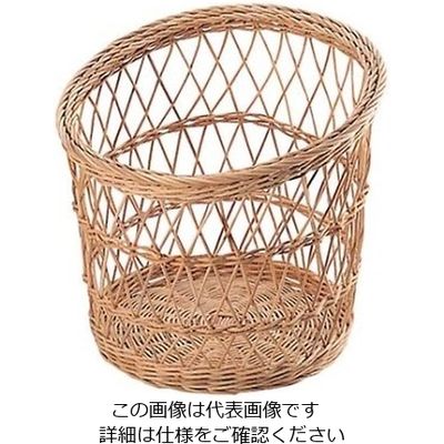 萬洋 籐製 フランスパンスタンド No.366 φ380×H360 61-7932-79 1個（直送品）