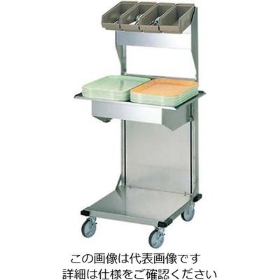日本洗浄機 ラック・トレイディスペンサー リフト型 KN5251-T4 シルバートレイ付 1個 61-7949-07（直送品）