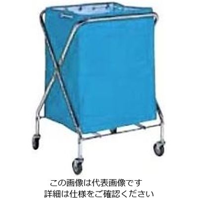 江部松商事 BM ダストカー 袋付(折りたたみ式)小 青 132L 61-7955-39 1個（直送品）
