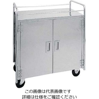 アズワン ドア付 キッチンワゴン SK-11F 1個 61-7950-87（直送品）