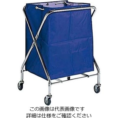 江部松商事 BM ダストカー 袋付(折りたたみ式)小 紺 132L 61-7955-45 1個（直送品）