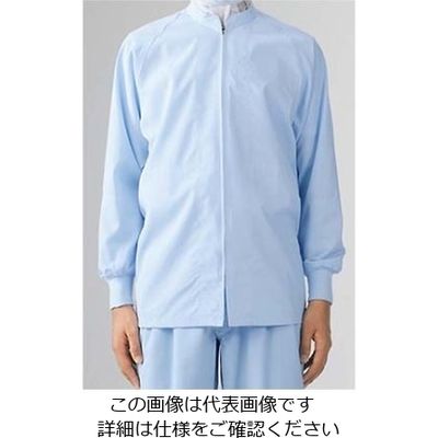 江部松商事 男女兼用ブルゾン(長袖)8ー423 ブルー LL 61-7965-19 1個（直送品）