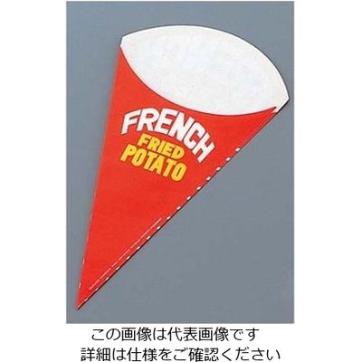 江部松商事 三角ポテト袋(3000枚入)01452 大 紙製 61-7971-97 1組(3000枚)（直送品）