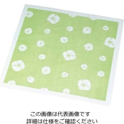 三景 風呂敷(200枚入)絞柄 グリーン 750×750 61-7972-15 1組(200枚)（直送品）