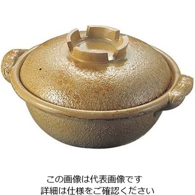 江部松商事 アルミ 電磁調理器用 土鍋 33cm 幸楽色 61-7983-60 1個（直送品）