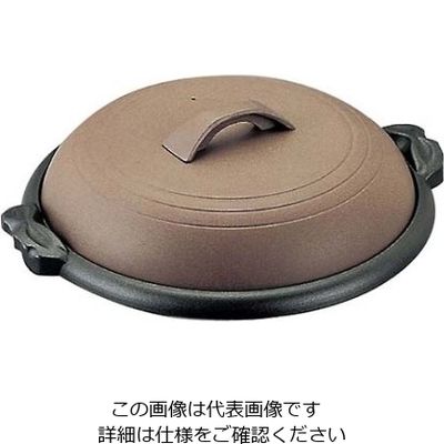 マイン アルミ 陶板焼 素焼き茶 M10ー543 関脇 合金 61-7984-45 1個（直送品）