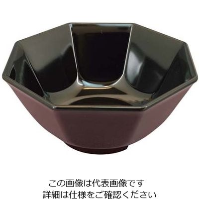 江部松商事 メラミン ハチボール 18cm TDー917 溜 61-7995-01 1個（直送品）