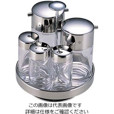 大塚硝子 #800 五本立(回転式)カスターセット ガラス製 61-7986-33 1個（直送品）