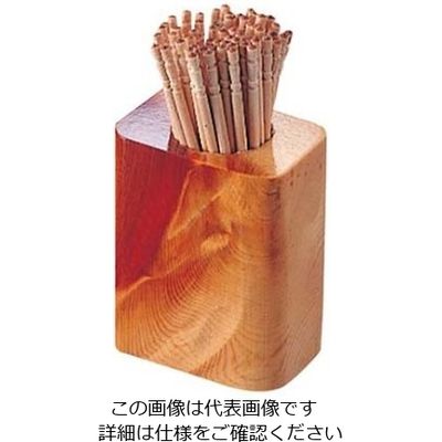 山下工芸 ひのき 節付 ようじ立 37ー160 61-7986-52 1個（直送品）