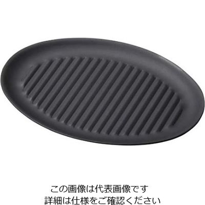 マイン 鉄製プレス陶板 小判 波 M20-715 1個 61-7986-82（直送品）