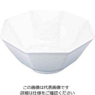 江部松商事 メラミン ハチボール 18cm TDー917 ホワイト 61-7994-99 1個（直送品）
