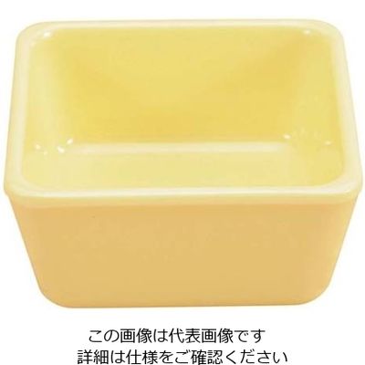 関東プラスチック工業 スクエアパーツ・ポーション1/9 Mー2391 イエロー 61-7995-20 1個（直送品）