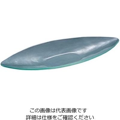 ミヤザキ食器 Grande Vetro 舟型プレート 60cm GV6021 61-7990-36 1個（直送品）