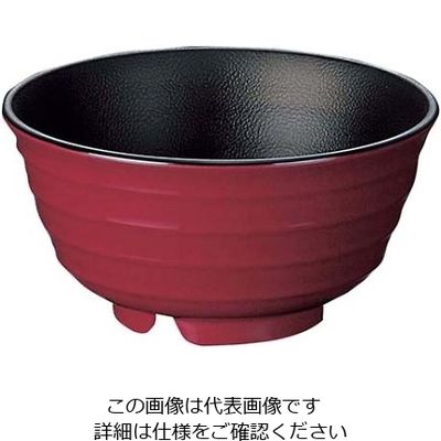 江部松商事 メラミン 小 うどん鉢 溜内黒 773ーTB 61-7994-62 1個（直送品）