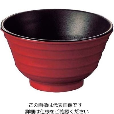 江部松商事 メラミン 多用丼 ウルミ内黒 766ーCB 61-7994-65 1個（直送品）
