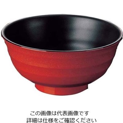 江部松商事 メラミン うどん鉢 ウルミ内黒 K757ーCB 61-7994-69 1個（直送品）