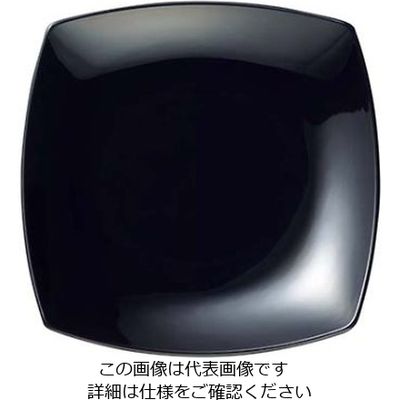 江部松商事 メラミン 菜津味菜皿 SSー21 ブラック 61-7994-71 1個（直送品）
