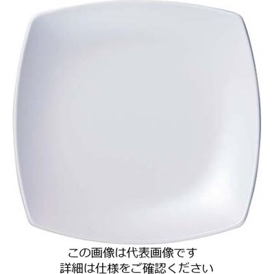 江部松商事 メラミン 菜津味菜皿 SSー21 ホワイト 61-7994-70 1個（直送品）