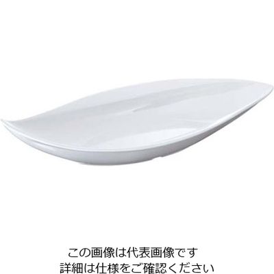 江部松商事 メラミン ウィンリーフプレート MDMー6 ホワイト 61-7994-83 1個（直送品）