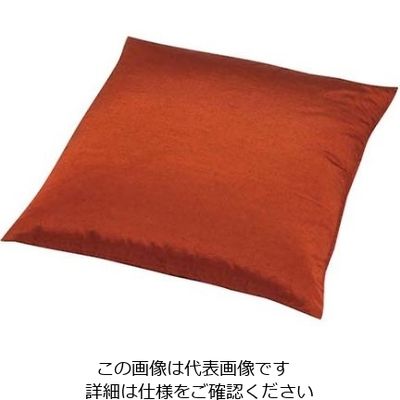 アズワン まだら織り座布団 カバー丈 PSE0001 小 えんじ 61-8008-25 1個（直送品）