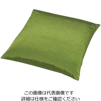 アズワン まだら織り座布団 カバー丈 PSE0001 小 利休 61-8008-29 1個（直送品）