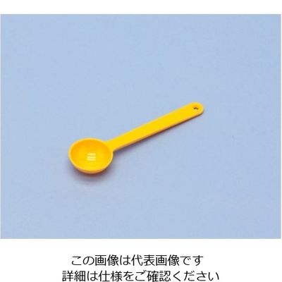 蝶プラ工業 キッチンスプーン 5型 イエロー 210359 1本 61-8560-15（直送品）