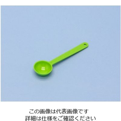蝶プラ工業 キッチンスプーン 5型 グリーン 210366 1本 61-8560-16（直送品）