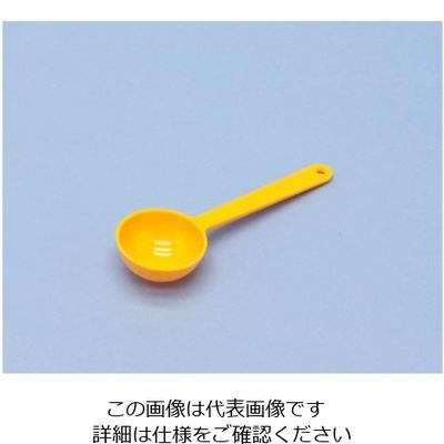蝶プラ工業 キッチンスプーン 15型 イエロー 210380 1本 61-8560-17（直送品）