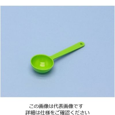 蝶プラ工業 キッチンスプーン 15型 グリーン 210397 1本 61-8560-18（直送品）