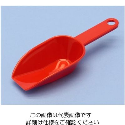 蝶プラ工業 スコップン 大 レッド 210649 1本 61-8560-24（直送品）
