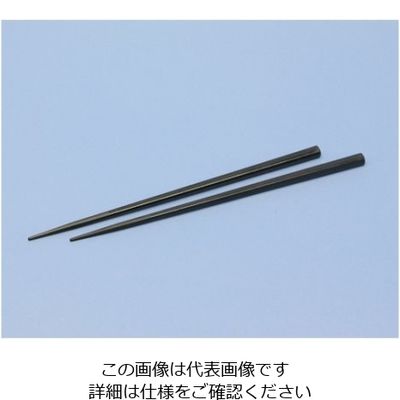 蝶プラ工業 金剛箸 22.5cm ブラック 211158 1本 61-8560-26（直送品）
