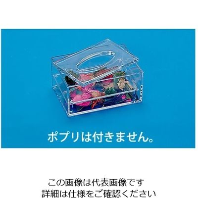 蝶プラ工業 ポプリを入れるポケットティッシュケース 691189 1個 61-8562-02（直送品）