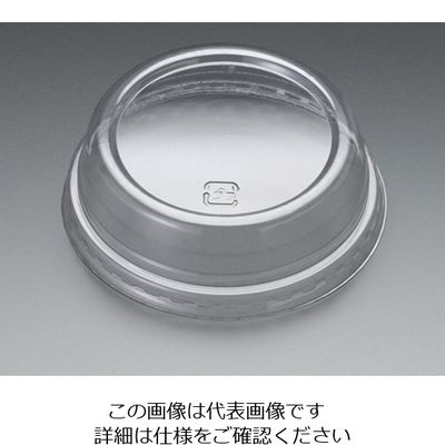 東名化学工業 77φドーム蓋 (ストロー穴無) 01038864 1ケース(2000個) 62-1360-51（直送品）
