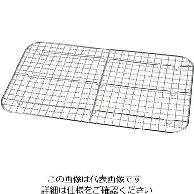 アズワン 18ー8 給食バット用網(クリンプ目) 62-2335-21 1枚（直送品）