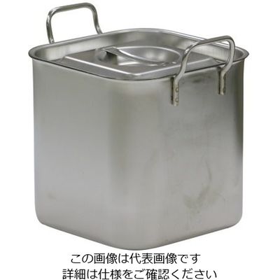 杉山工業 18ー8 角型ベインマリーポットフタ付手付 3.5L SH-3050 1個 62-2336-15（直送品）