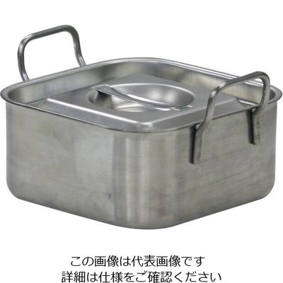 杉山工業 18ー8 角型ベインマリーポットフタ付手付 1.5L SH-3060 1個 62-2336-16（直送品）