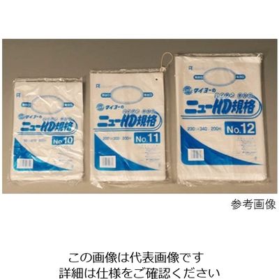 中川製袋化工 ポリ袋(極薄タイプ) ニューHD規格 紐付き No10 1ケース(24000枚) 62-2695-86（直送品）