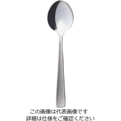 燕物産 18ー0ライラック デザートスプーン 01303808 1本 62-3783-76（直送品）