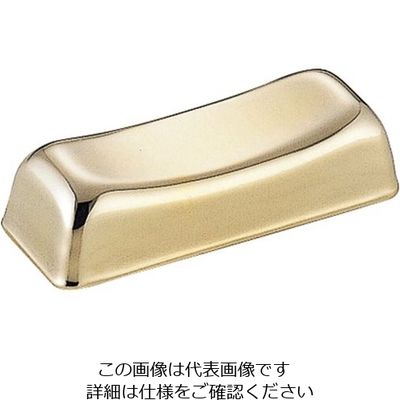 和田助製作所 箸置 末広(金メッキ仕上) 62-3829-09 1個（直送品）